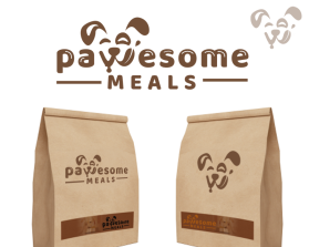 Another design by sfl submitted to the Logo Design for Pawesome Meals by Captainmarvel
