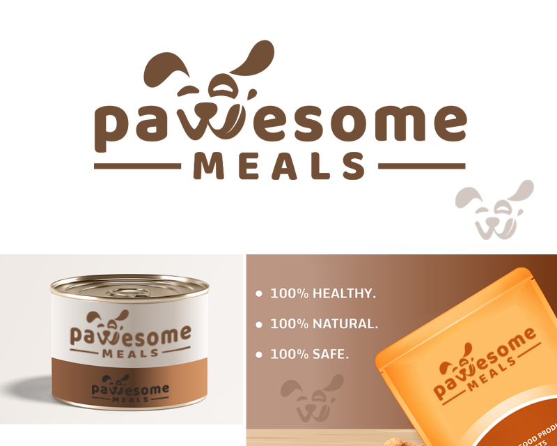Logo Design entry 2878905 submitted by sfl to the Logo Design for Pawesome Meals run by Captainmarvel