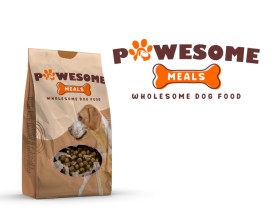 Logo Design entry 2864731 submitted by awesome to the Logo Design for Pawesome Meals run by Captainmarvel