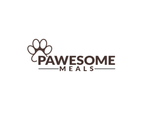 Logo Design Entry 2865491 submitted by logoGamerz to the contest for Pawesome Meals run by Captainmarvel