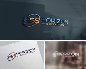 Logo Design entry 2890021 submitted by Samrawaheed to the Logo Design for Horizon Sign Solutions run by Horizon