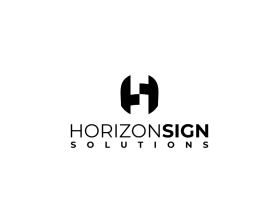 Logo Design Entry 2869248 submitted by brogs to the contest for Horizon Sign Solutions run by Horizon