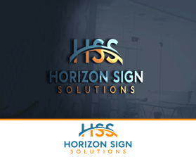Logo Design entry 2890807 submitted by brogs to the Logo Design for Horizon Sign Solutions run by Horizon