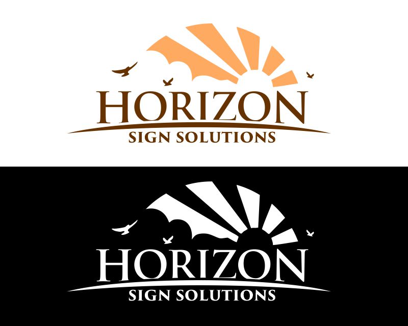 Logo Design entry 2890021 submitted by minakjinggo to the Logo Design for Horizon Sign Solutions run by Horizon
