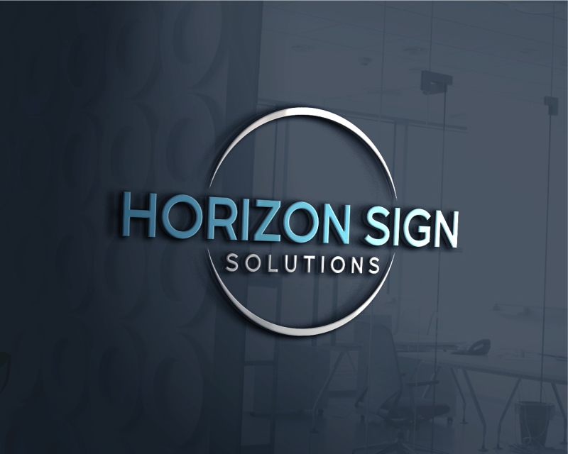 Logo Design entry 2870880 submitted by Armchtrm to the Logo Design for Horizon Sign Solutions run by Horizon