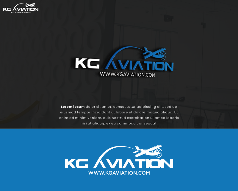 Logo Design entry 2871023 submitted by Hokislebeww to the Logo Design for www.kgaviation.com run by Garlandk89