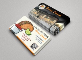 Business Card & Stationery Design Entry 2976587 submitted by Unik Media to the contest for MELISSA'S TACOS Birria Shack run by doglover