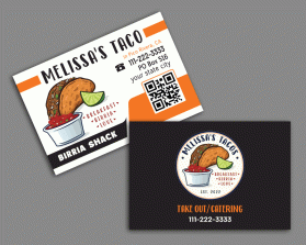 Business Card & Stationery Design entry 2872249 submitted by Unik Media to the Business Card & Stationery Design for MELISSA'S TACOS Birria Shack run by doglover