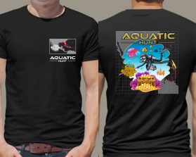 T-Shirt Design Entry 2976959 submitted by Rashed251 to the contest for Aquatic Hunt run by sfvernaglia