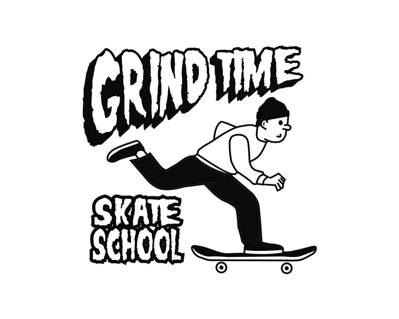 Logo Design entry 2875886 submitted by saifulanam23 to the Logo Design for Grind Time Skate School run by Grindtimeskateschool