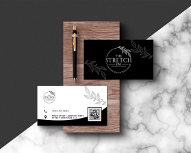 Business Card & Stationery Design entry 2873499 submitted by Husn Art to the Business Card & Stationery Design for The Stretch Spa Business Cards run by doglover