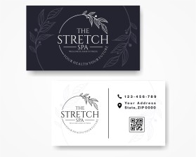 Business Card & Stationery Design Entry 2978470 submitted by Armchtrm to the contest for The Stretch Spa Business Cards run by doglover