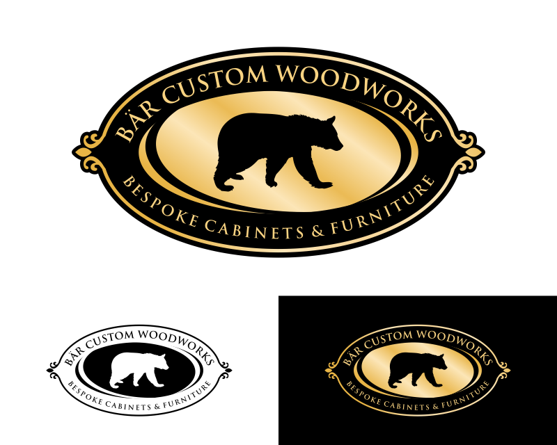 Logo Design entry 2874668 submitted by ej94 to the Logo Design for Bär Custom Woodworks - Bespoke Cabinets & Furniture run by RKlann