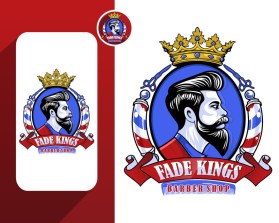 Logo Design Entry 2876558 submitted by Thushan_S to the contest for Fade Kings Barber Shop run by Fadekings