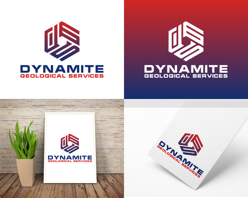 Logo Design entry 2880627 submitted by msg99 to the Logo Design for Dynamite Geological Services run by dmarc031