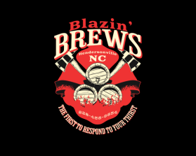 Logo Design entry 2953870 submitted by Nikho_Zholeh97 to the Logo Design for Blazin’ Brews run by 79tjwilliams