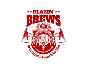 Logo Design entry 2954119 submitted by Armchtrm to the Logo Design for Blazin’ Brews run by 79tjwilliams