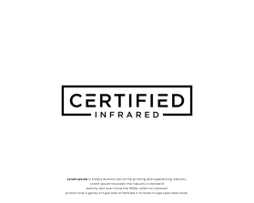 Logo Design Entry 2880728 submitted by manaf to the contest for Certified Infrared run by cplein