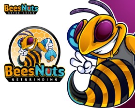 Logo Design entry 2885253 submitted by Suhaimi to the Logo Design for Bees Nuts run by MarkLitton