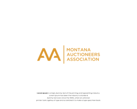 Logo Design Entry 2892412 submitted by manaf to the contest for Montana Auctioneers Association run by nbennett