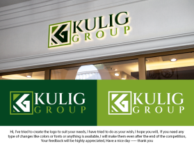 Logo Design entry 2919163 submitted by ENVIRON to the Logo Design for Kulig Group run by kuliggroup