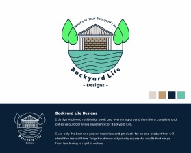 Logo Design Entry 2885268 submitted by growingartwork to the contest for Backyard Life        Designs run by BLD