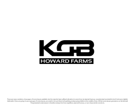 Logo Design Entry 2896729 submitted by aspire_design_online to the contest for I need more of a brand and a name for the farm instead of a logo for a family farm with certain letters (H for last name) (CKGB family members) run by khoward