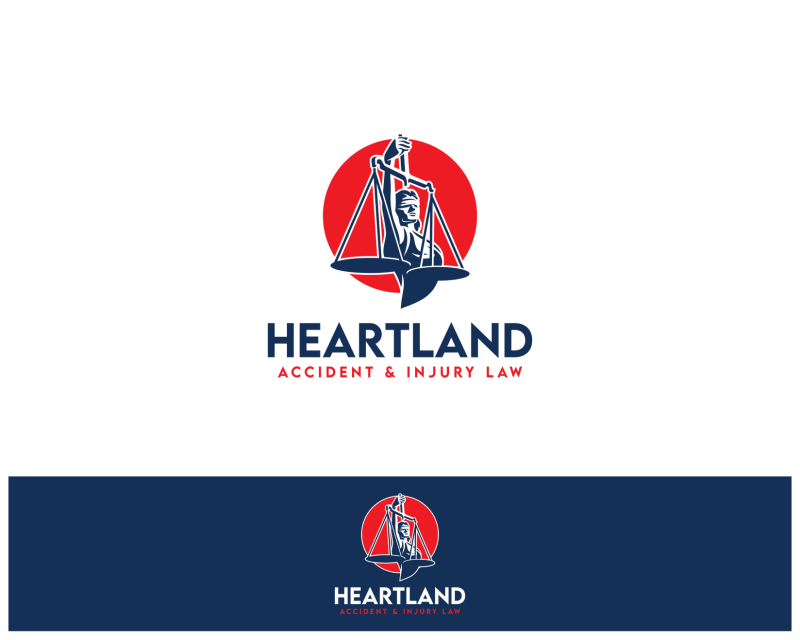 Logo Design entry 2892921 submitted by Digiti Minimi to the Logo Design for Heartland Accident & Injury Law run by KAJLegal