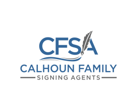 Logo Design entry 2895739 submitted by binbin design to the Logo Design for Calhoun Family Signing Agents run by MPCalhoun