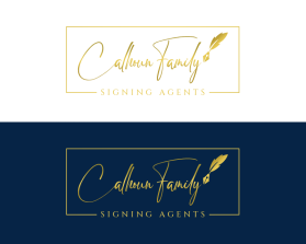 Logo Design entry 2895889 submitted by iosiconsdesign to the Logo Design for Calhoun Family Signing Agents run by MPCalhoun