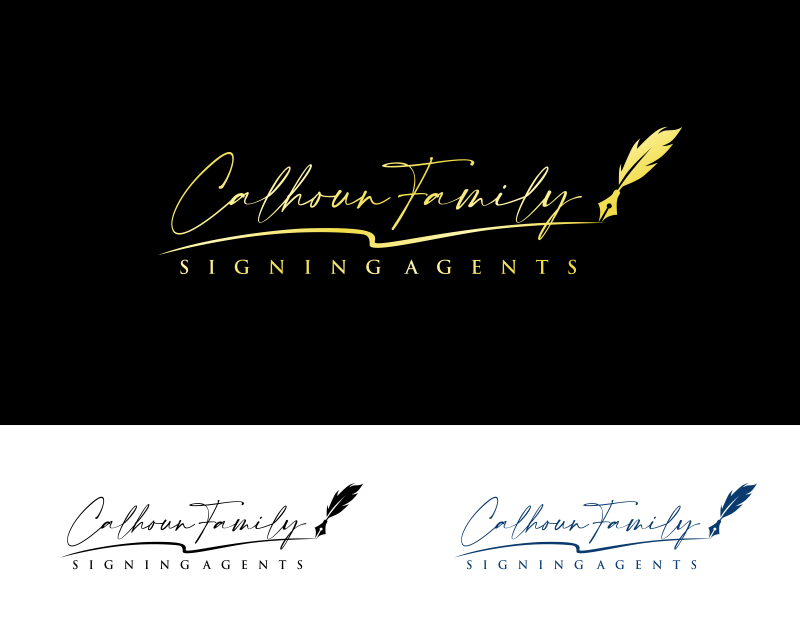 Logo Design entry 2895889 submitted by zayus to the Logo Design for Calhoun Family Signing Agents run by MPCalhoun