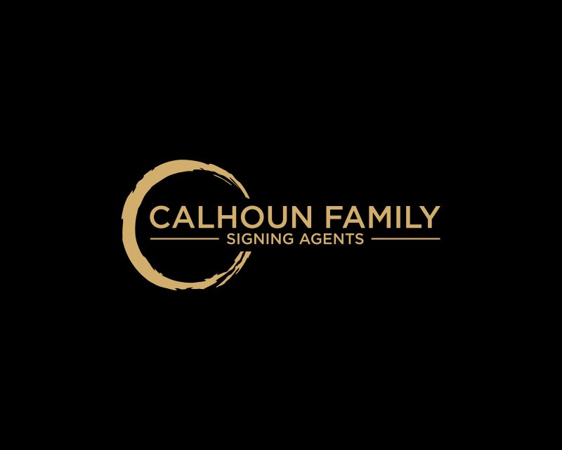 Logo Design entry 2895889 submitted by podelsky to the Logo Design for Calhoun Family Signing Agents run by MPCalhoun
