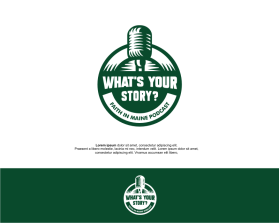 Logo Design entry 2908642 submitted by MKcreativestd to the Logo Design for What's Your Story? run by KatieTCD