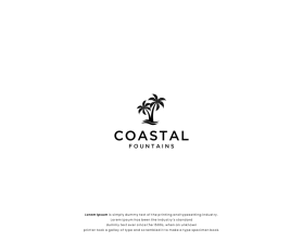 Logo Design Entry 2903042 submitted by manaf to the contest for Coastal Fountains run by Bartley