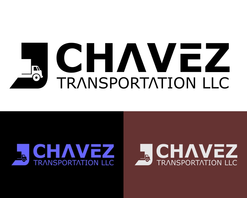 Logo Design entry 2898980 submitted by Suhendra889 to the Logo Design for J CHAVEZ TRANSPORTATION LLC USDOT # 3970886 TxDMV # 009664990C FERRIS TX 75125-8917 run by Jchavez1995