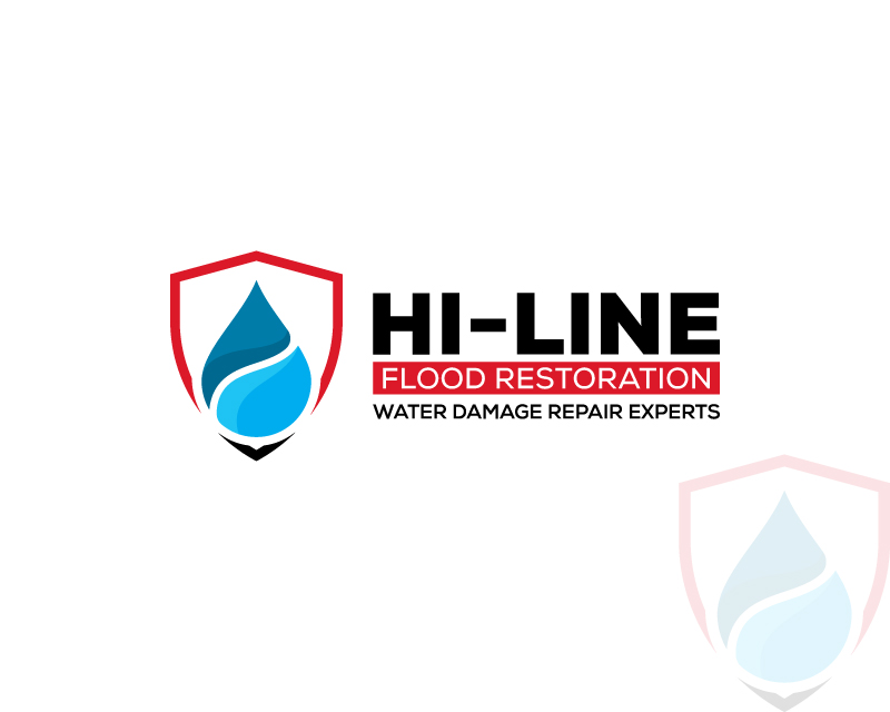 Logo Design entry 2905007 submitted by saddam101725 to the Logo Design for Hi-line Flood Restoration run by floodsolutions