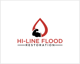 Logo Design entry 2900272 submitted by armanks to the Logo Design for Hi-line Flood Restoration run by floodsolutions