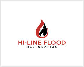 Logo Design entry 2900270 submitted by SawDesigns to the Logo Design for Hi-line Flood Restoration run by floodsolutions