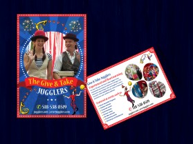 Graphic Design Entry 2910674 submitted by DK Graphics to the contest for The Give & Take Jugglers run by awatman
