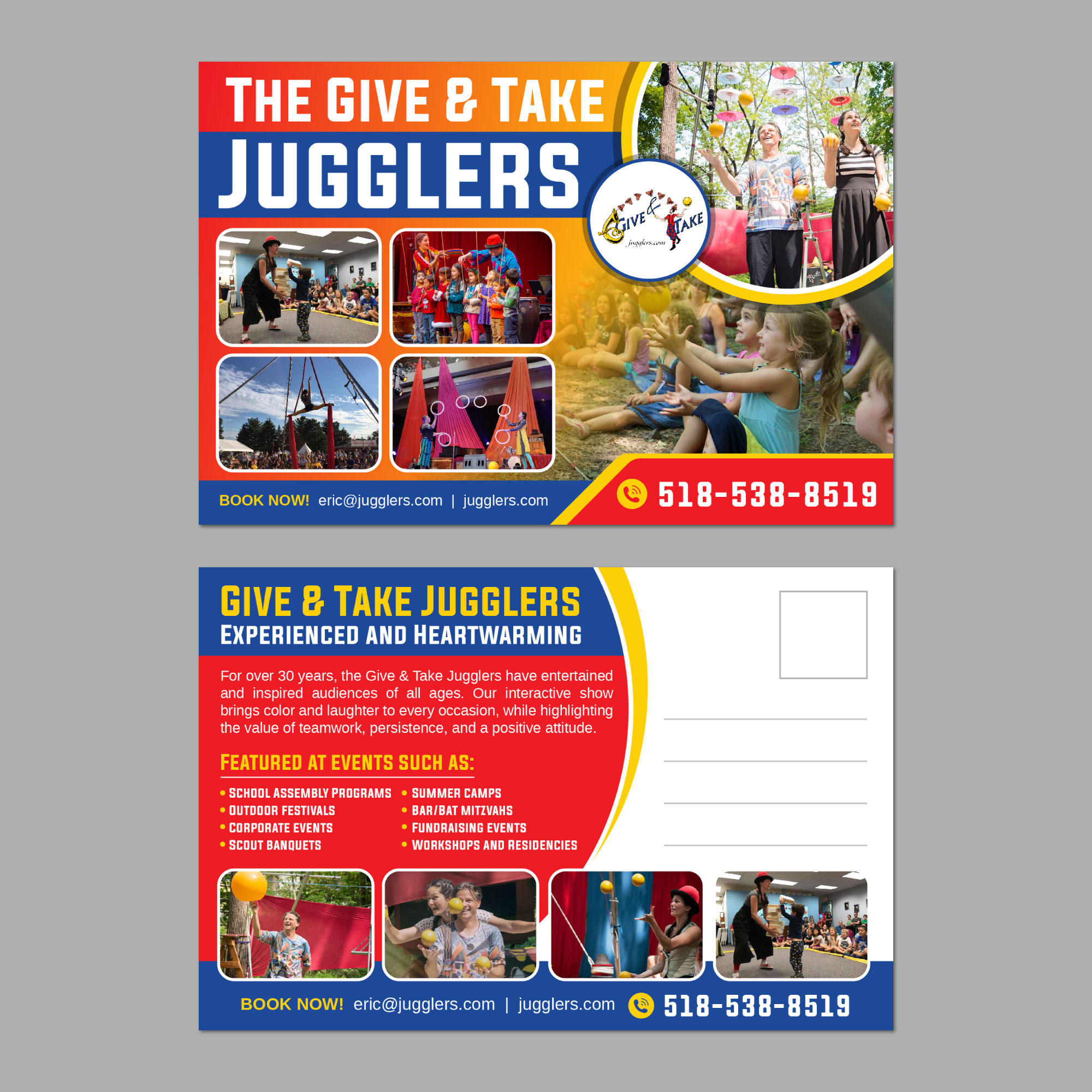 Graphic Design entry 2914988 submitted by MonkDesign to the Graphic Design for The Give & Take Jugglers run by awatman