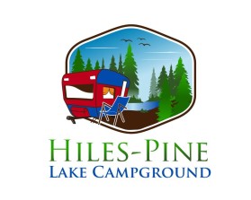 Logo Design entry 2906703 submitted by SonicDesigns to the Logo Design for Hiles-Pine Lake Campground run by jmeschab