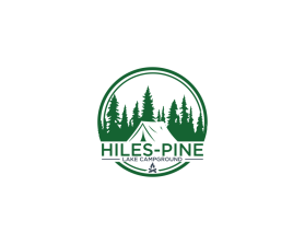 Logo Design entry 2905596 submitted by SonicDesigns to the Logo Design for Hiles-Pine Lake Campground run by jmeschab