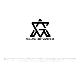 Logo Design Entry 3014986 submitted by aspire_design_online to the contest for God Absolutely Adores Me run by Sugawuga