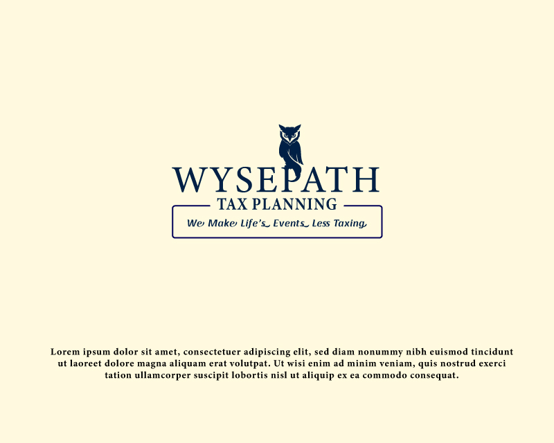 Logo Design entry 2915756 submitted by iiffirmansyah94 to the Logo Design for WysePath Tax Planning run by kmurray600