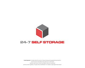 Logo Design entry 2909842 submitted by DAYS to the Logo Design for 24-7 Self Storage run by iameaton