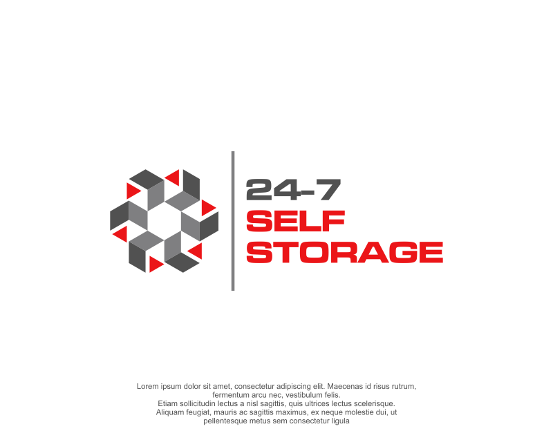 Logo Design entry 2909930 submitted by maarif to the Logo Design for 24-7 Self Storage run by iameaton