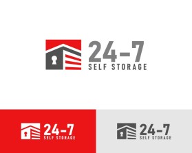 Logo Design entry 2910681 submitted by Nugh71 to the Logo Design for 24-7 Self Storage run by iameaton