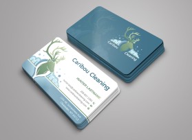 Business Card & Stationery Design entry 2911270 submitted by MonkDesign to the Business Card & Stationery Design for Caribou Cleaning run by ajburrell0215