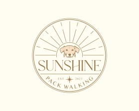Logo Design entry 2914870 submitted by andsue to the Logo Design for Sunshine Pack Walking run by jenniferm