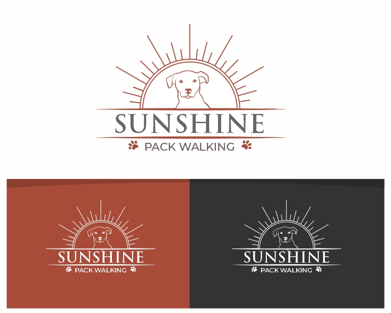 Logo Design entry 2915399 submitted by aligutierrez59 to the Logo Design for Sunshine Pack Walking run by jenniferm